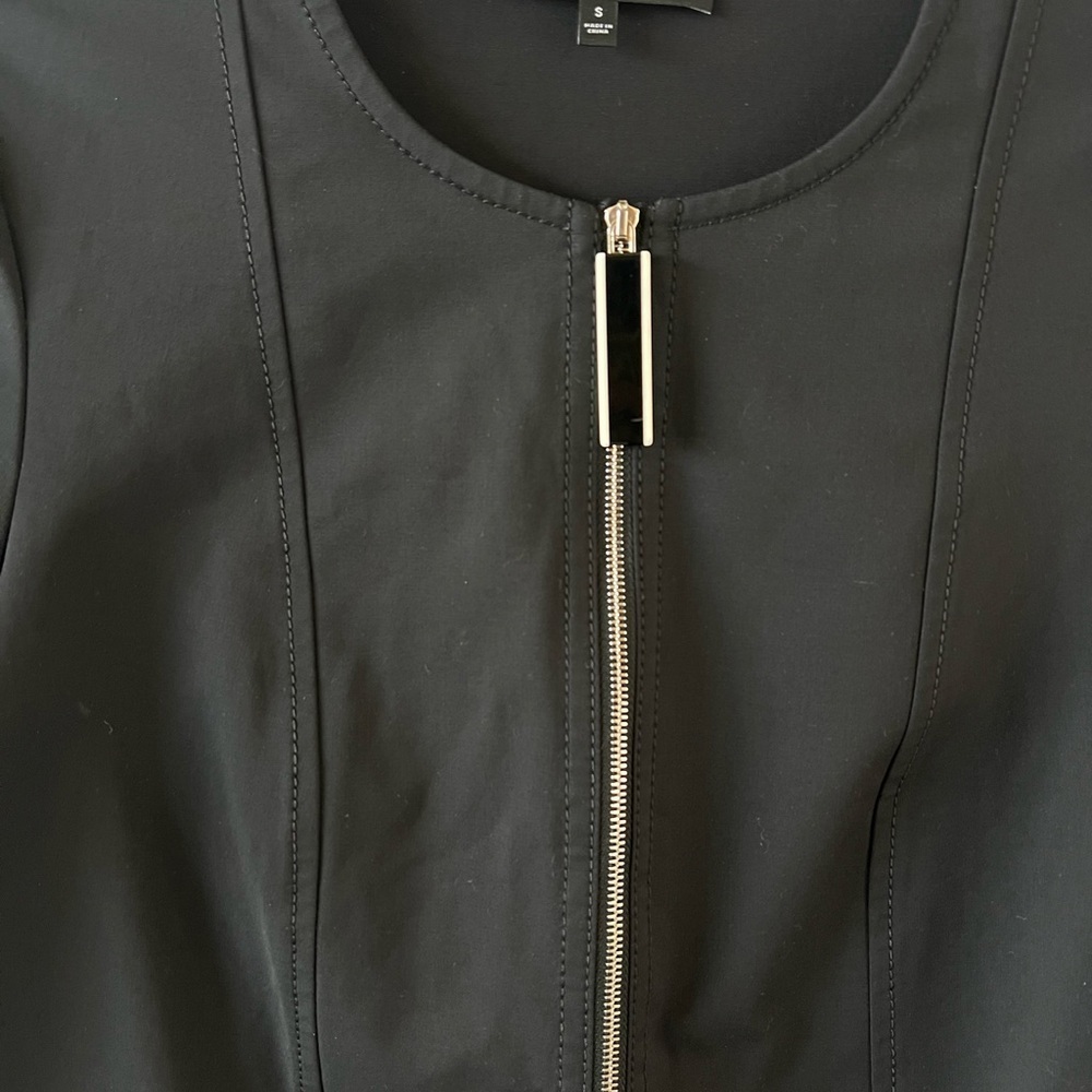 Lafayette 148 New York Archie Zip-Front Dress - Picture 7 of 9